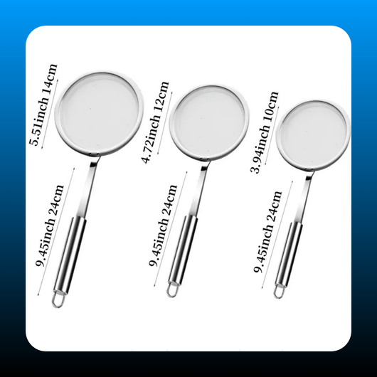Stainless Steel Fat Skimmer Spoon (3 Pack)