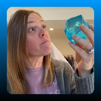 Light Up Polygon Gem Squishy (2 Pack Random)