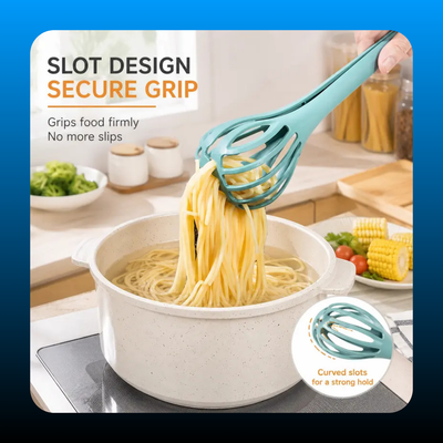Multi-function Kitchen Whisk Tongs