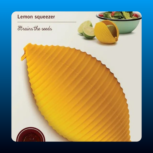 Silicone Lemon Squeezer in Pasta Shape