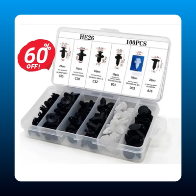 925-Pack Heavy-Duty Sel-Locking Nylon Push Rivets