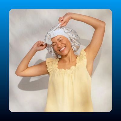Oversized Satin Sleep Bonnet