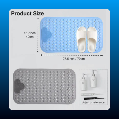 Bathtub Mat with Drain Holes