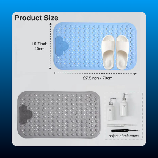 Bathtub Mat with Drain Holes