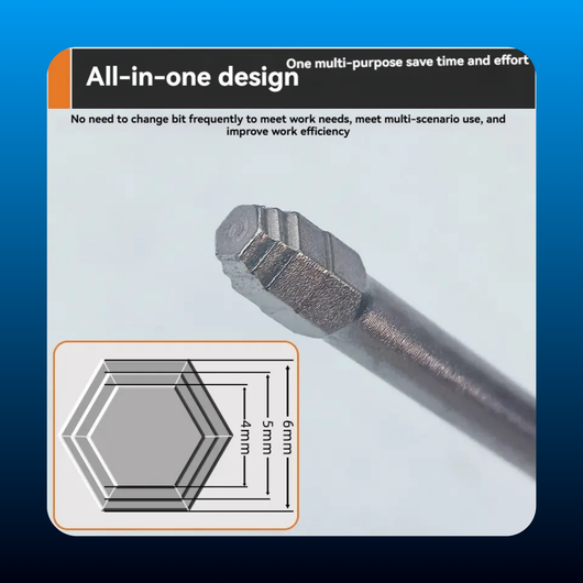 6-Piece Screwdriver Bit Set