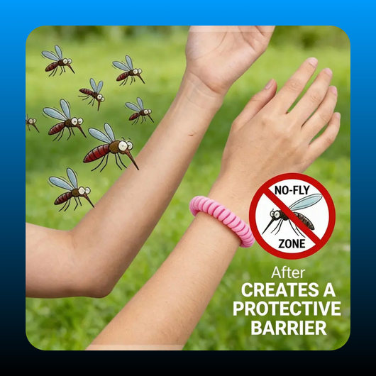 Waterproof Elastic Mosquito Repellent Bands (10 Pack)