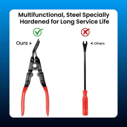 Spring-Loaded Trim Clip Removal Pliers