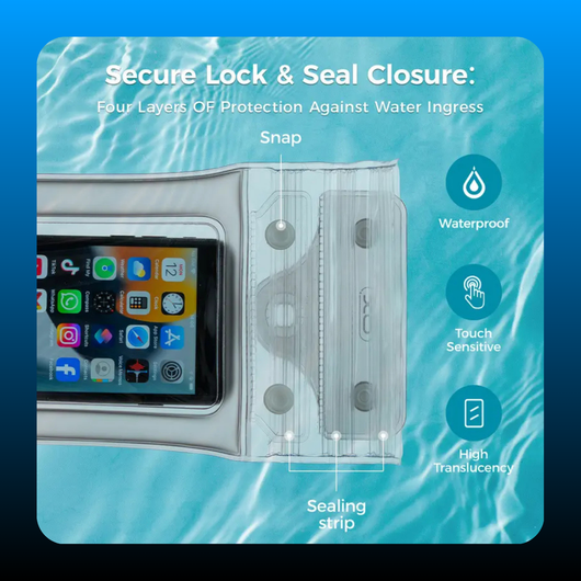 Waterproof Phone Pouch (2 Pack)
