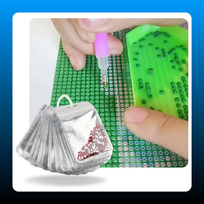 DIY Diamond Art Painting Beads Storage Bag (50 Pack)