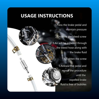 One Way Brake Bleeder Hose Kit