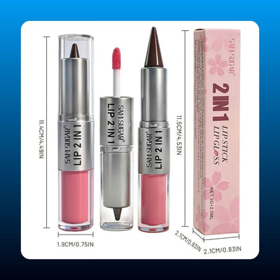 Dual Ended Lipstick and Lip Gloss