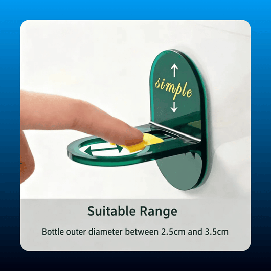 Punch-Free Shower Gel Bottle Rack
