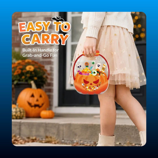 Halloween Candy Treat Bags with Handles (12 Pack)