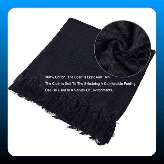 100% Cotton Tactical Military Shemagh Scarf