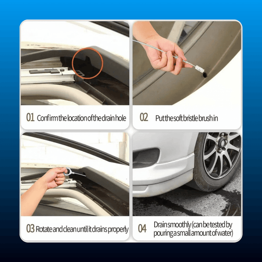 78-Inch Car Sunroof Drain Cleaning Tool
