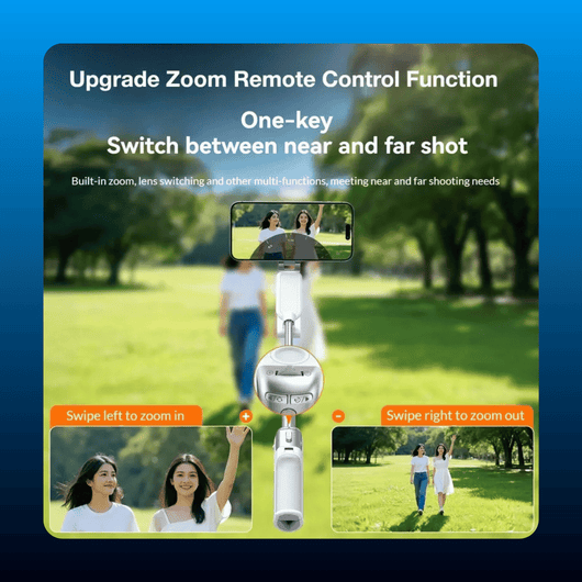 Zoomable Magnetic Selfie Stick Tripod