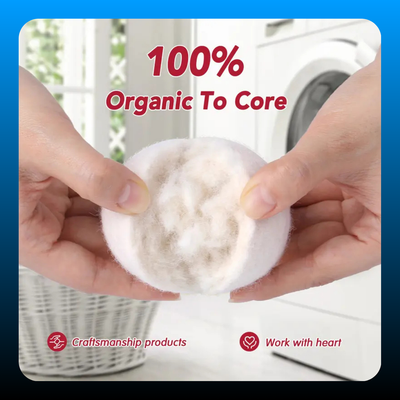 Reusable Wool Dryer Balls Natural Fabric Softener