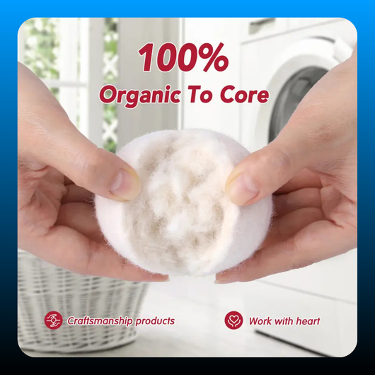 Reusable Wool Dryer Balls Natural Fabric Softener