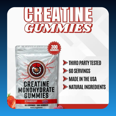Creatine Monohydrate Flavored Gummies