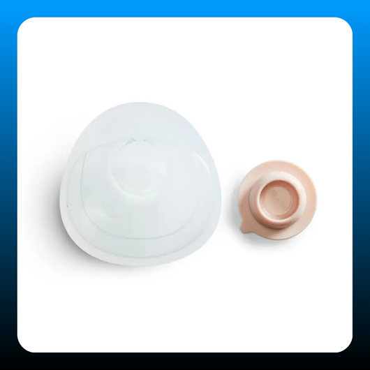 Silicone Breast Milk Collector Cups with Storage Plug