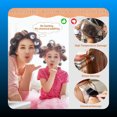 50 Pcs Rollers Hair Curlers Set