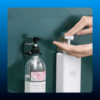 Punch-Free Shower Gel Bottle Rack