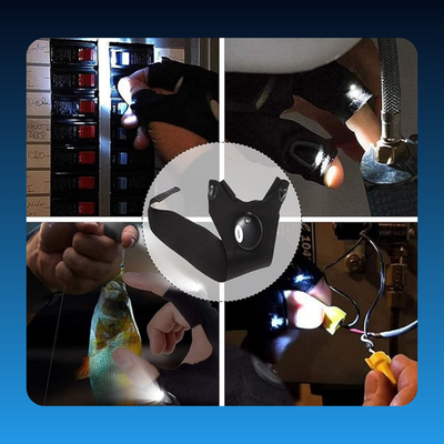 LED Flashlight Gloves