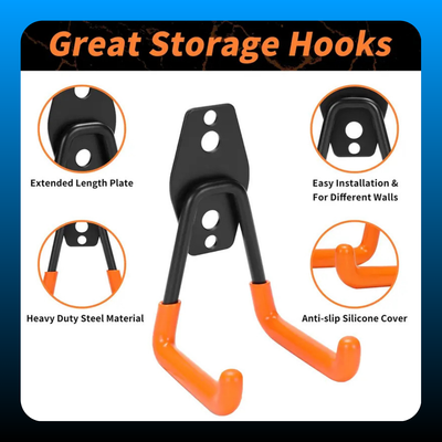 16 Pack Garage Hooks Heavy Duty Organization