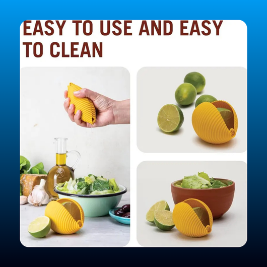 Silicone Lemon Squeezer in Pasta Shape