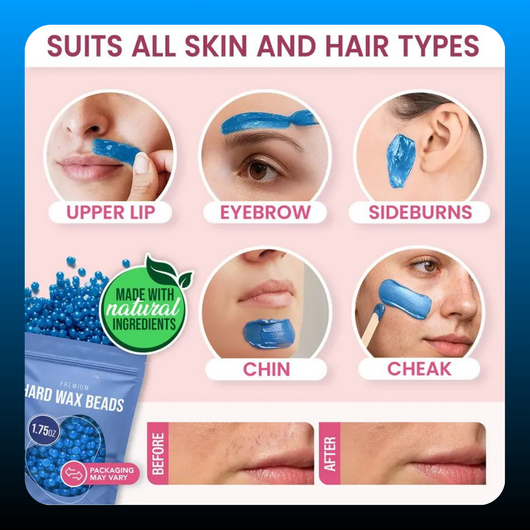 Easy to Use Nose & Brow Wax Kit