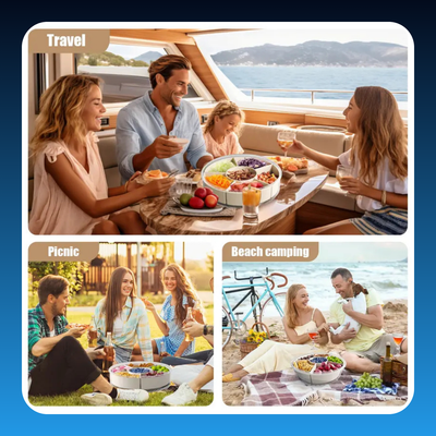 Rotating Snack Box Container