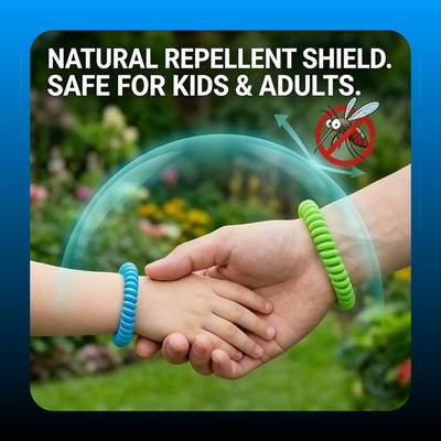 Waterproof Elastic Mosquito Repellent Bands (10 Pack)