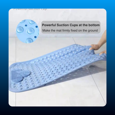Bathtub Mat with Drain Holes