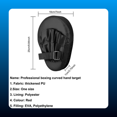 Adjustable Strap Curved Boxing Hand Target Training