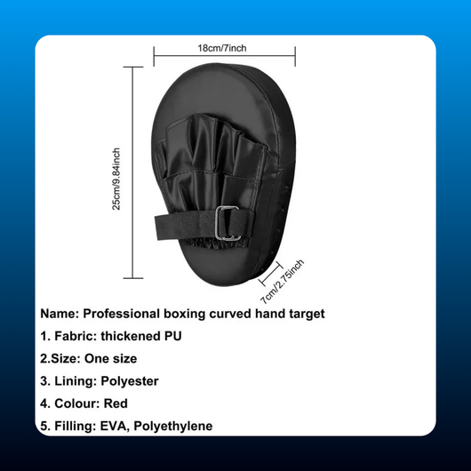 Adjustable Strap Curved Boxing Hand Target Training