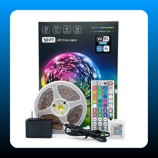 Smart Led Light Strip Work with Alexa & Google Assistant