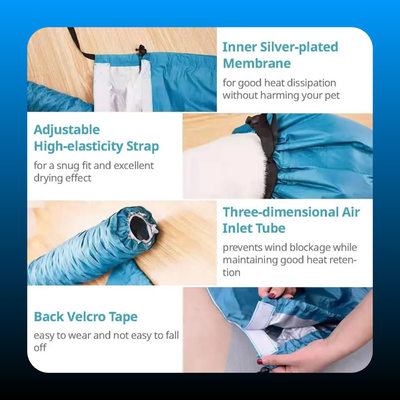 Quick Dry Pet Hair Drying Suit
