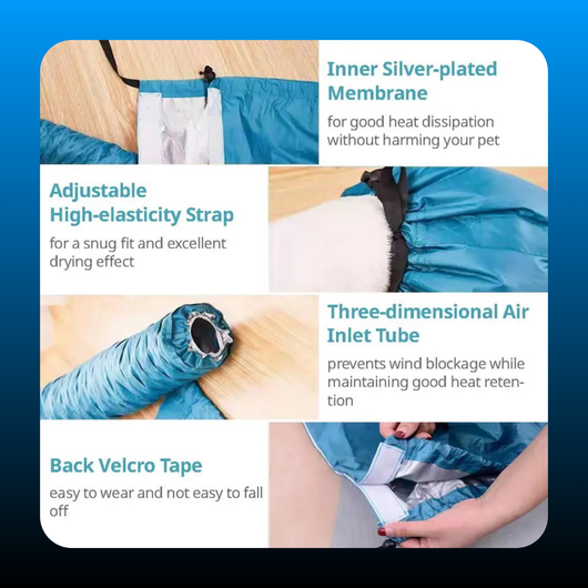 Quick Dry Pet Hair Drying Suit
