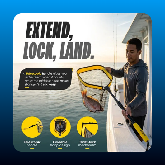 Floating Fishing Net with Handle