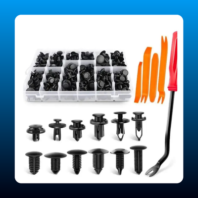 925-Pack Heavy-Duty Sel-Locking Nylon Push Rivets