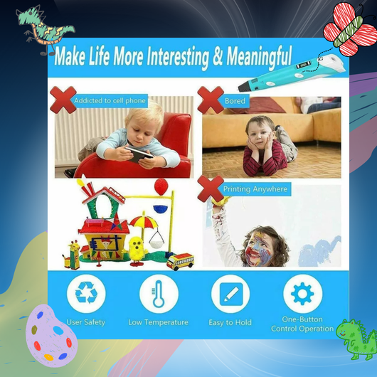 3D Printing Pen for Kids