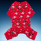 Crystal Fleece Christmas Dog Onesie