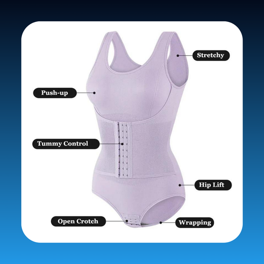 Bodysuit Shapewear with Corset Belt