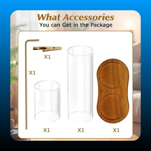 2-in-1 Incense Holder & Candle Holder