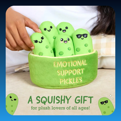 Emotional Support Pickle Plushies