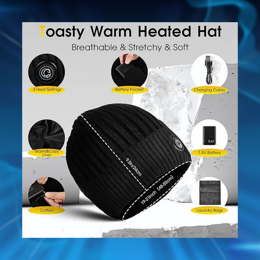 Winter Outdoor Heated Hat