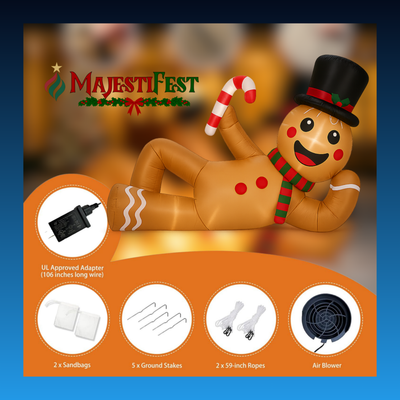 MajestiFest - GingerBread Man Inflatable