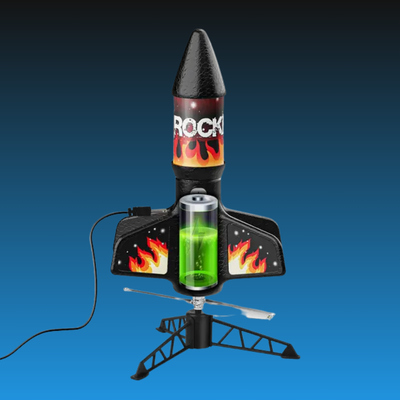 Self Launching Rocket Toy