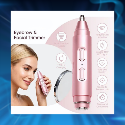 2 in 1 Facial & Eyebrow Hair Trimmer