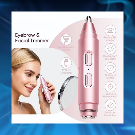 2 in 1 Facial & Eyebrow Hair Trimmer
